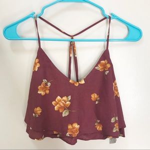 NWOT Forever 21 Cropped Floral Cami